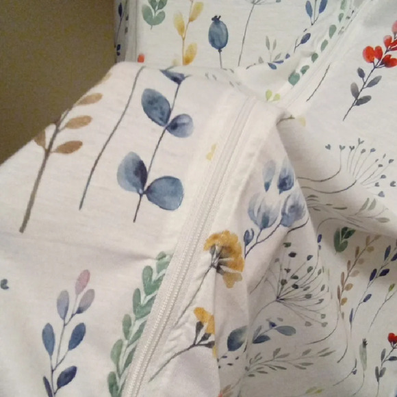 Womans XXL Springtime Floral Print White Zipup Hooded Jacket Lightweight - Picture 5 of 5